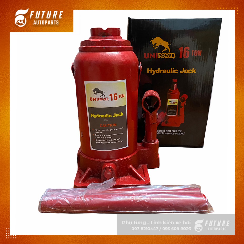 Bộ kích nâng gầm, con đội thuỷ lực loại 16 Tấn giúp nâng đỡ xe ô tô - Future Autoparts
