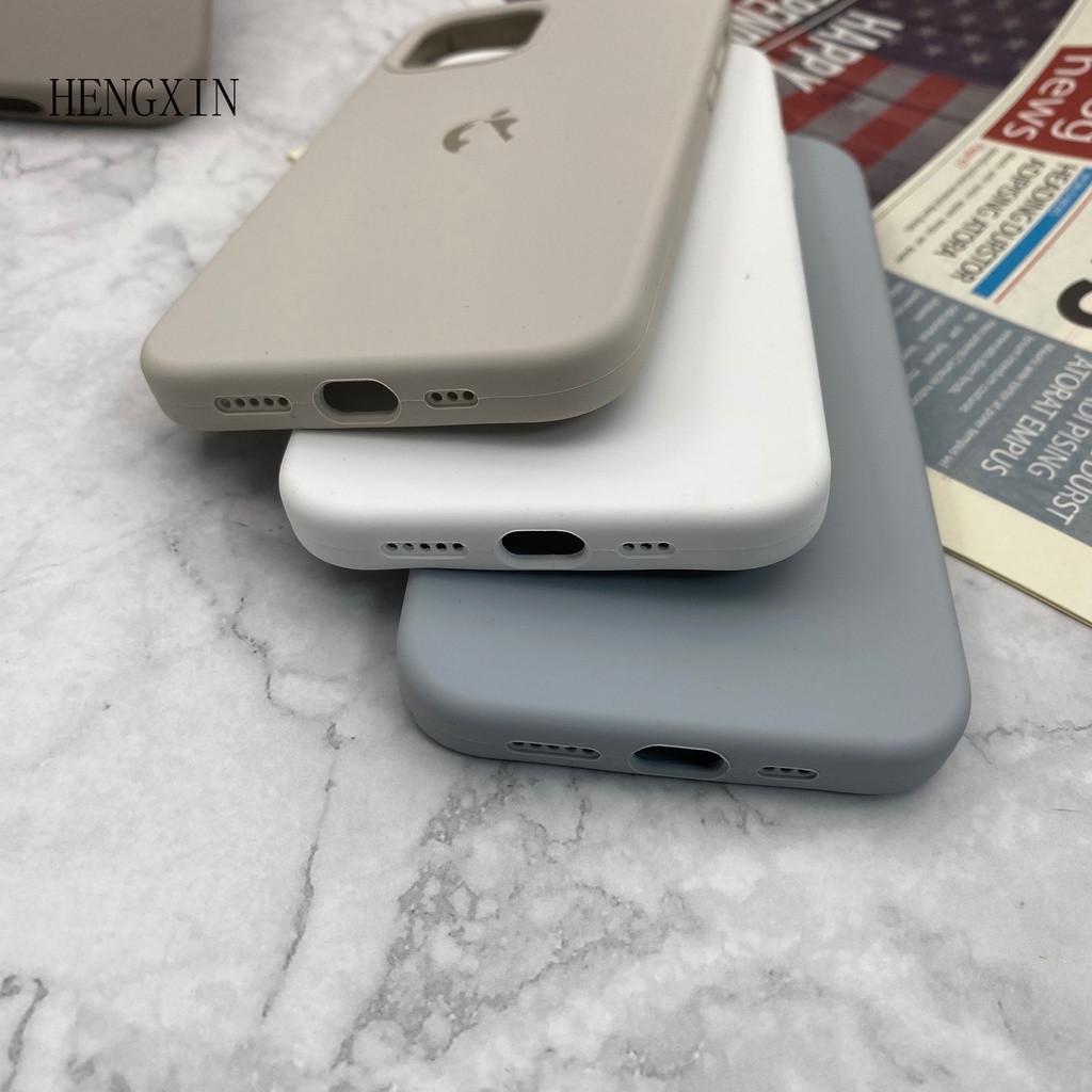 Ốp điện thoại silicon màu trơn cho iPhone7 8 7p 8p x xs xr xsmax 11 11promax 12 12promax 13 13PRO MAX | BigBuy360 - bigbuy360.vn