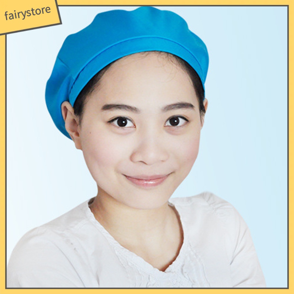 Mũ đầu bếp thoáng khí chống bụi dành cho nữ