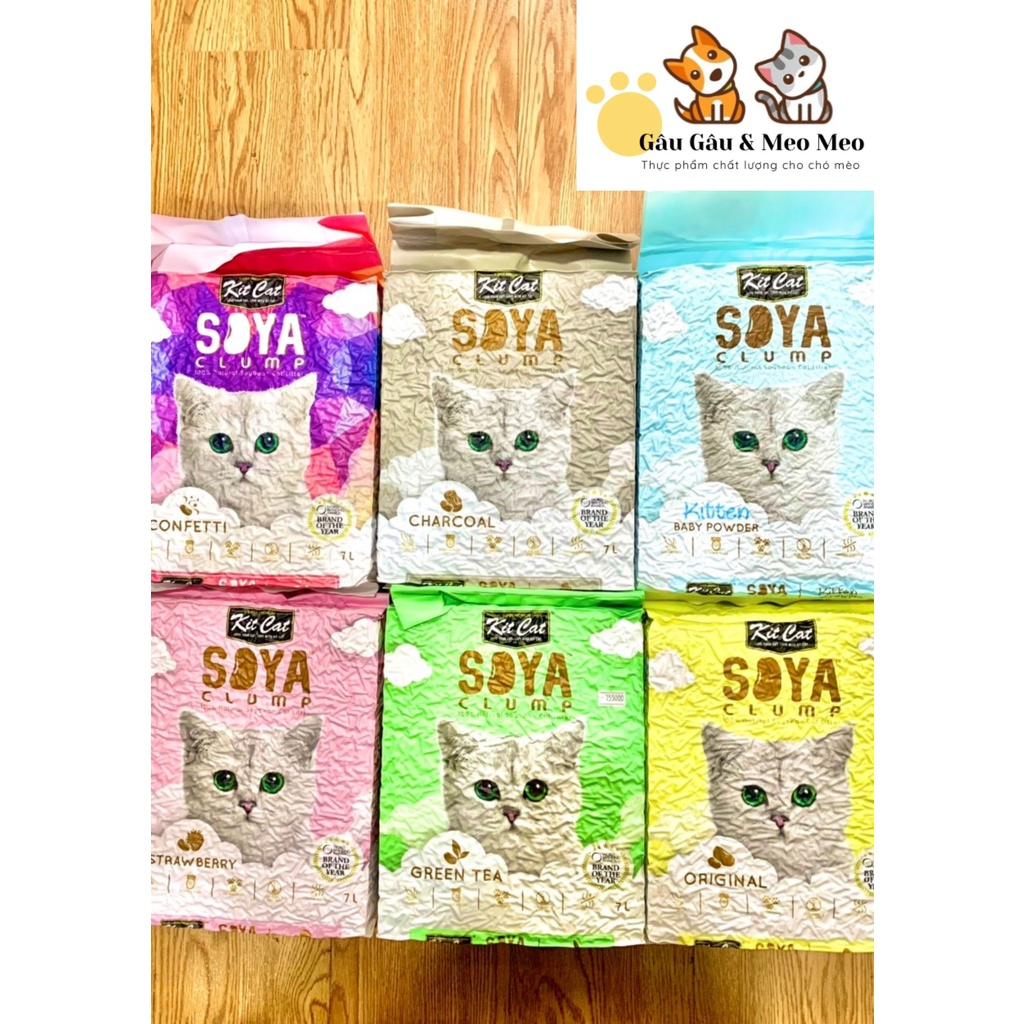 KITCAT SOYA CLUMP - CÁT ĐẬU NÀNH CHO MÈO