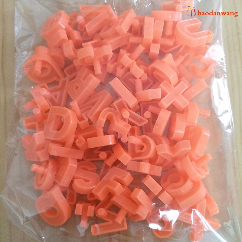 Set 80 đồ chơi xếp hình chữ cái và số bằng nhựa giáo dục sớm cho bé