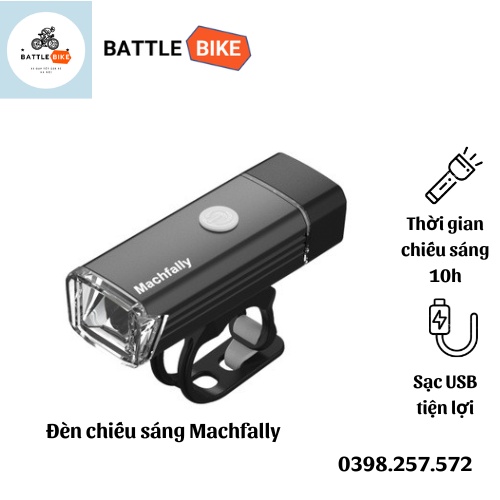 ĐÈN CHIẾU SÁNG XE ĐẠP MACHFALLY SIÊU SÁNG