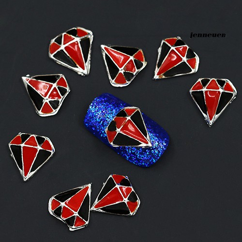 [Hàng mới về] Set 10 Sticker trang trí móng tay 3D lấp lánh DIY thời trang