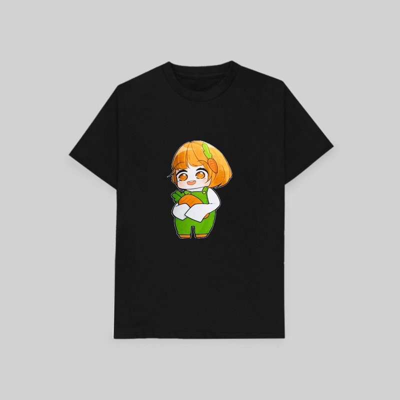 Áo thun phông đen in hình HERO TEAM ver ÔM THÚ Simmy Phong cận Siro Mr Vịt Sammy Đào Timmy Kairon Timy Kamui