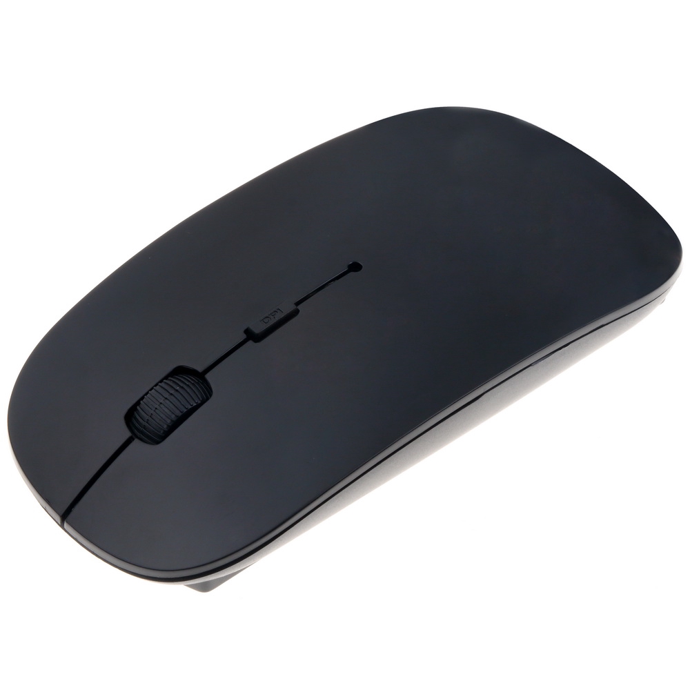 Bộ chuột quang không dây 2.4GHz siêu mỏng kèm USB nhận tín hiệu