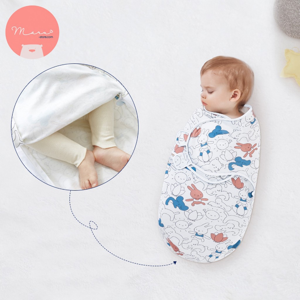 [Tặng ty giả] Khăn quấn swaddle CROWNED LOVE