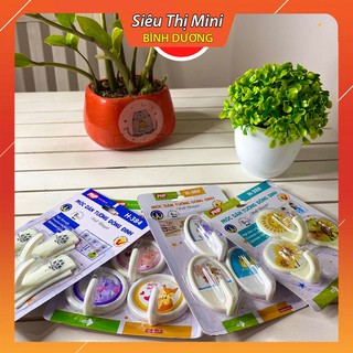 Móc dán tường treo tường chịu lực đóng đinh siêu dính siêu chắc siêu bền vỉ 3 cái