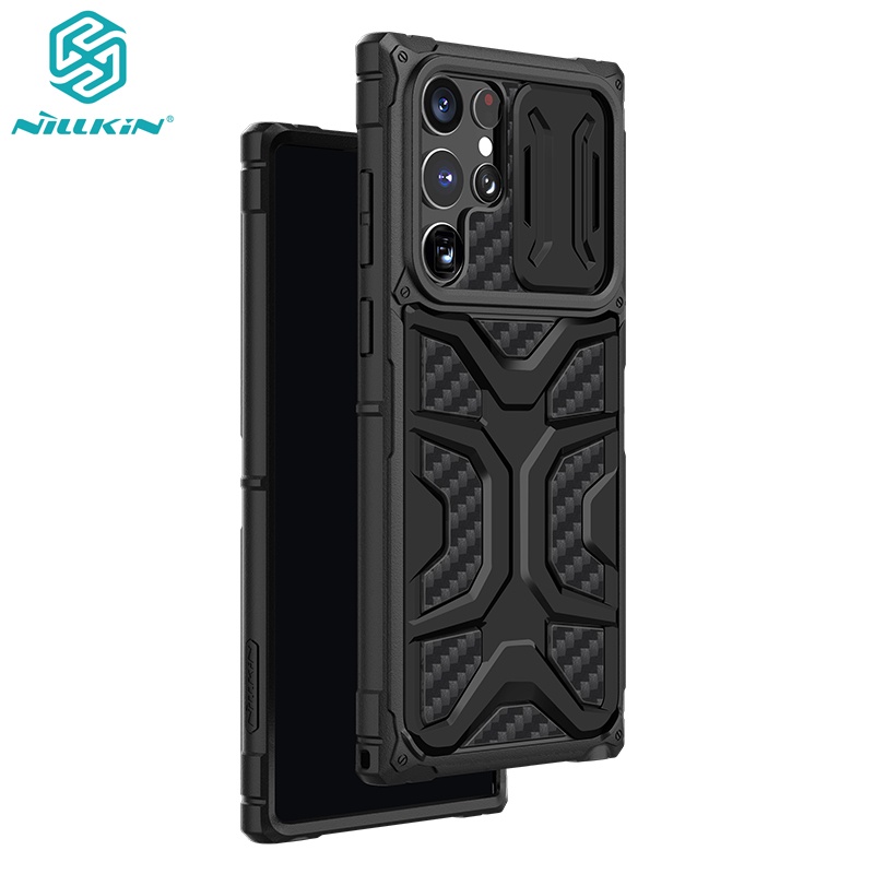 Ốp lưng Samsung S22 Ultra NILLKIN Adventurer Trượt máy ảnh Nắp bảo vệ sau Ốp lưng cho Samsung Galaxy S22 Ultra 5G