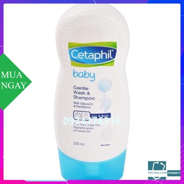 Sữa tắm gôi toàn thân cho be CETAPHIL