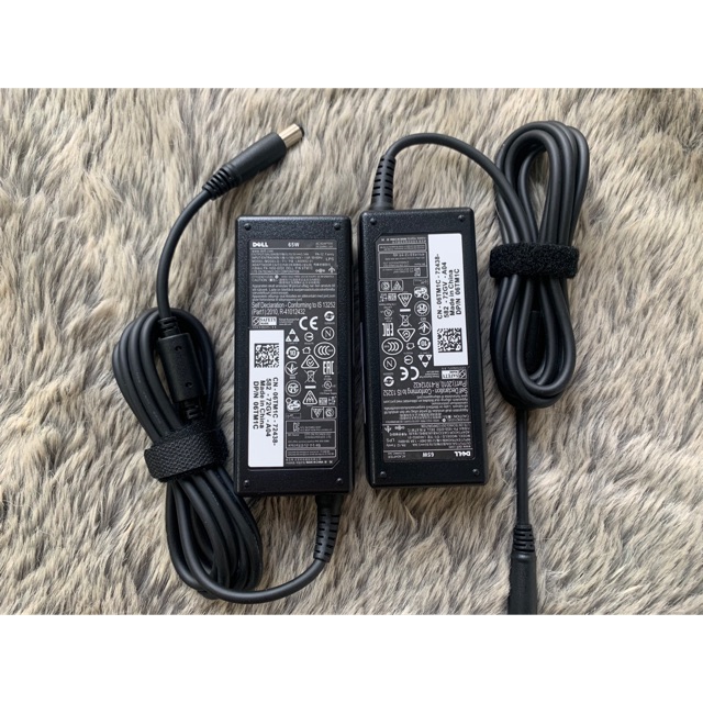 Sạc Laptop Dell tốt 19.5V – 3.34A – 65W chân kim to (Adapter Dell ZIN)