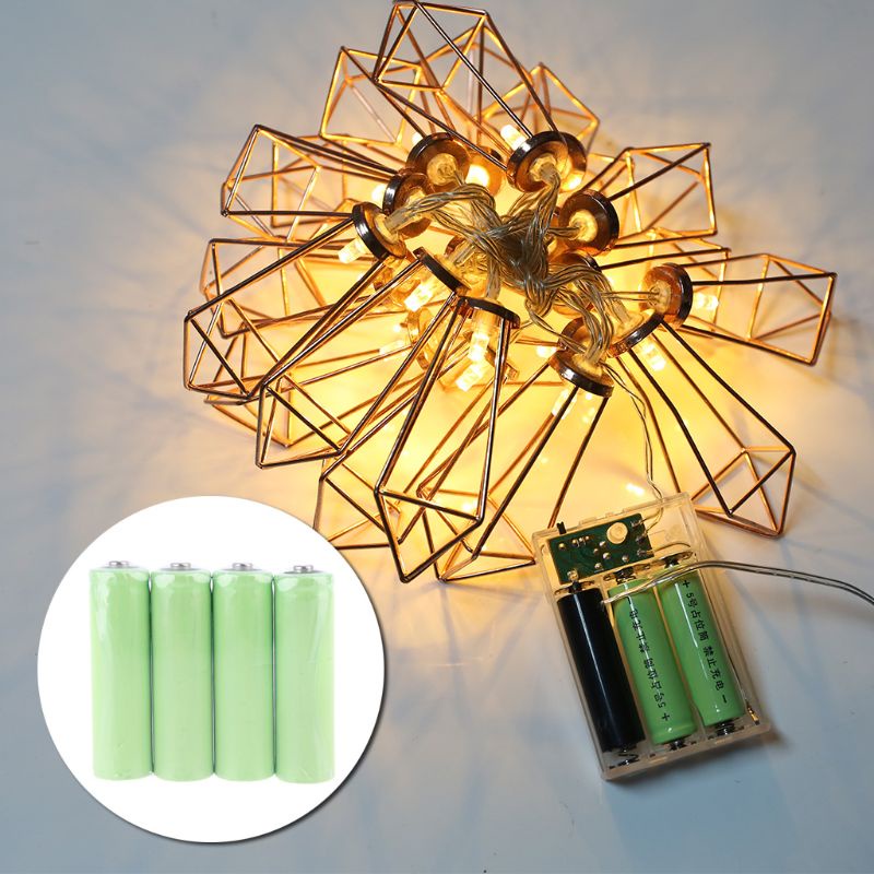 Bộ 4 pin giả hình trụ không nguồn điện AA thiết kế cố định