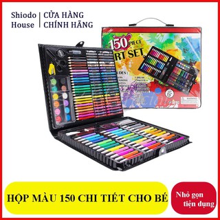 Hộp màu 150 chi tiết cho bé, bộ màu vẽ đa năng - Shido House