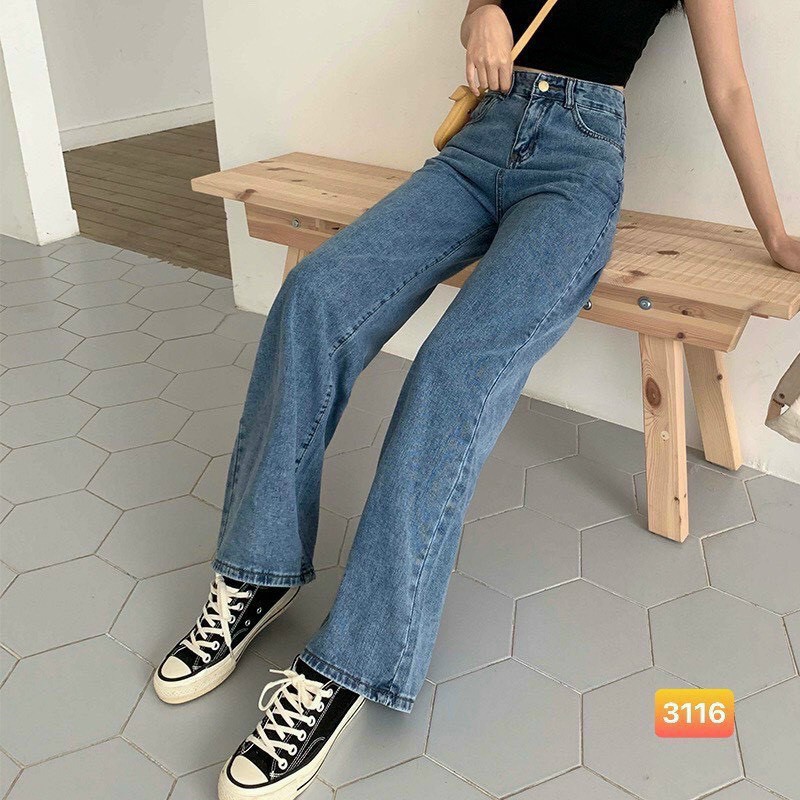 QUẦN JEANS ỐNG RỘNG SIÊU HÓT