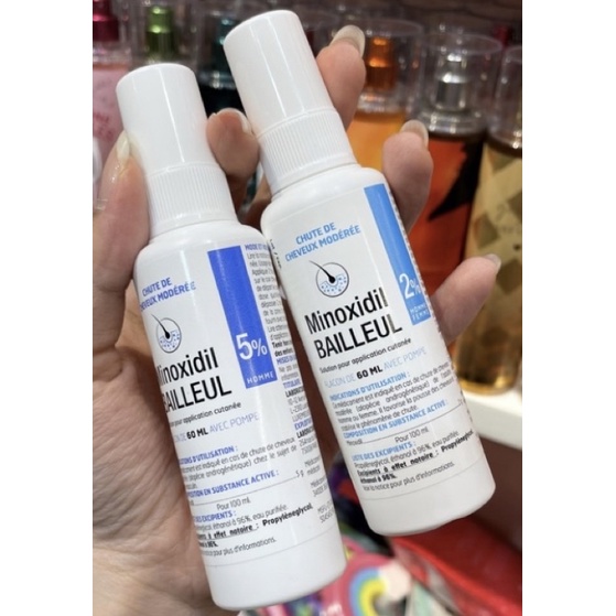 Xịt mọc tóc Minoxidil Bailleul 2%-NHẬP KHẨU PHÁP-NGĂN RỤNG TÓC, KÍCH THÍCH MỌC TÓC -HSD 2025, 2026