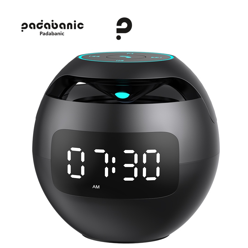 Loa Bluetooth Padabanic G90S Nghe Nhạc Kiêm Đồng Hồ Báo Thức Với Thiết Kế Mới Dung Lượng Pin Lớn Kết Hợp Đèn Led