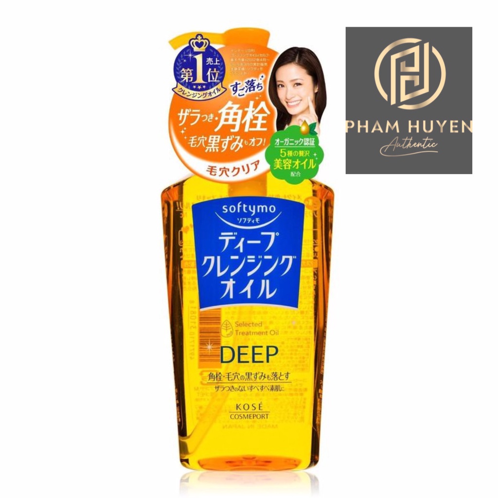 DẦU TẨY TRANG KOSE SOFTYMO NHẬT 230ML - HÀNG CHÍNH HÃNG