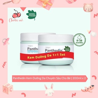 Combo 2 Kem Dưỡng Da Chuyên Sâu Cho Bé Greenfinger Panthedin Intensive Cream 200ml