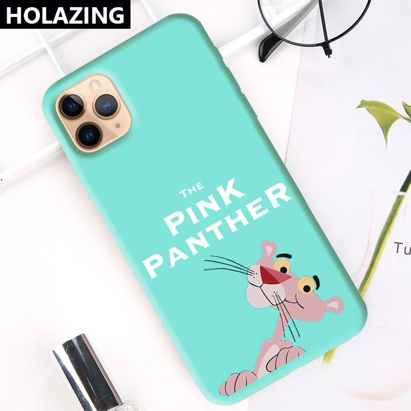 Ốp Điện Thoại Silicon Mềm Hình The Pink Panter Cho Iphone Xs Max X Xr Iphone 12 Mini 11 Pro Max 8 Plus 7 Plus Se 2020 6s Plus