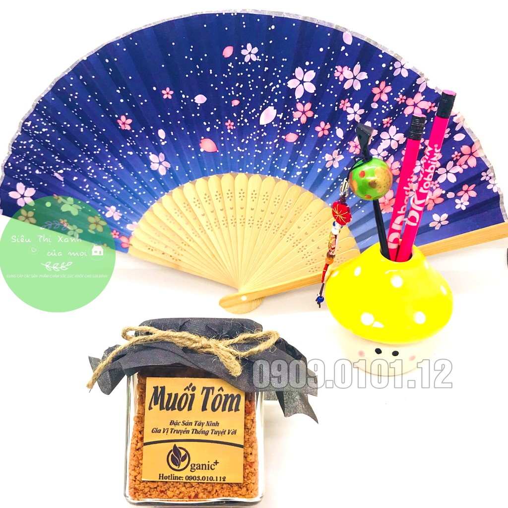 Muối tôm tây ninh cao cấp đặc sản tây ninh, muối tôm bụi công thức gia truyền hũ 160g