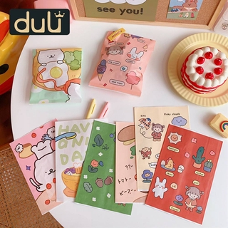 Túi giấy mini hình gấu hoạt hình đám mây đơn giản dễ thương