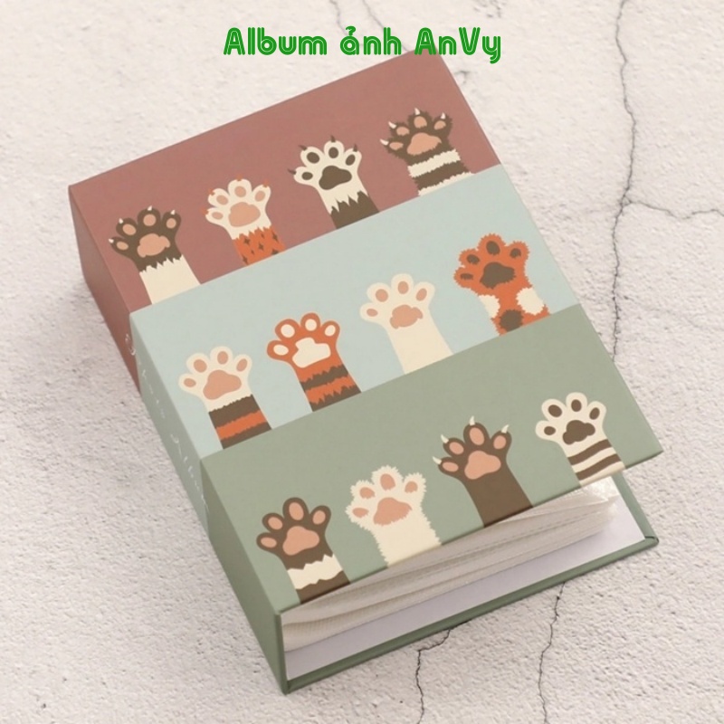 Abum đựng ảnh 6x9 hoặc 8x10 để 200 tấm mini instax, lomo card bìa giấy cứng nhiều mẫu bìa mới cute tại album ảnh AnVy