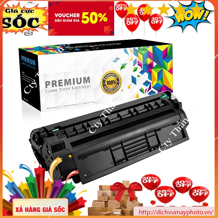 Hộp mực 15A dùng cho máy in HP Laser jet 1000 1200 1220 canon 1210 - Hộp mực 13A 24A - Hộp mực EP25