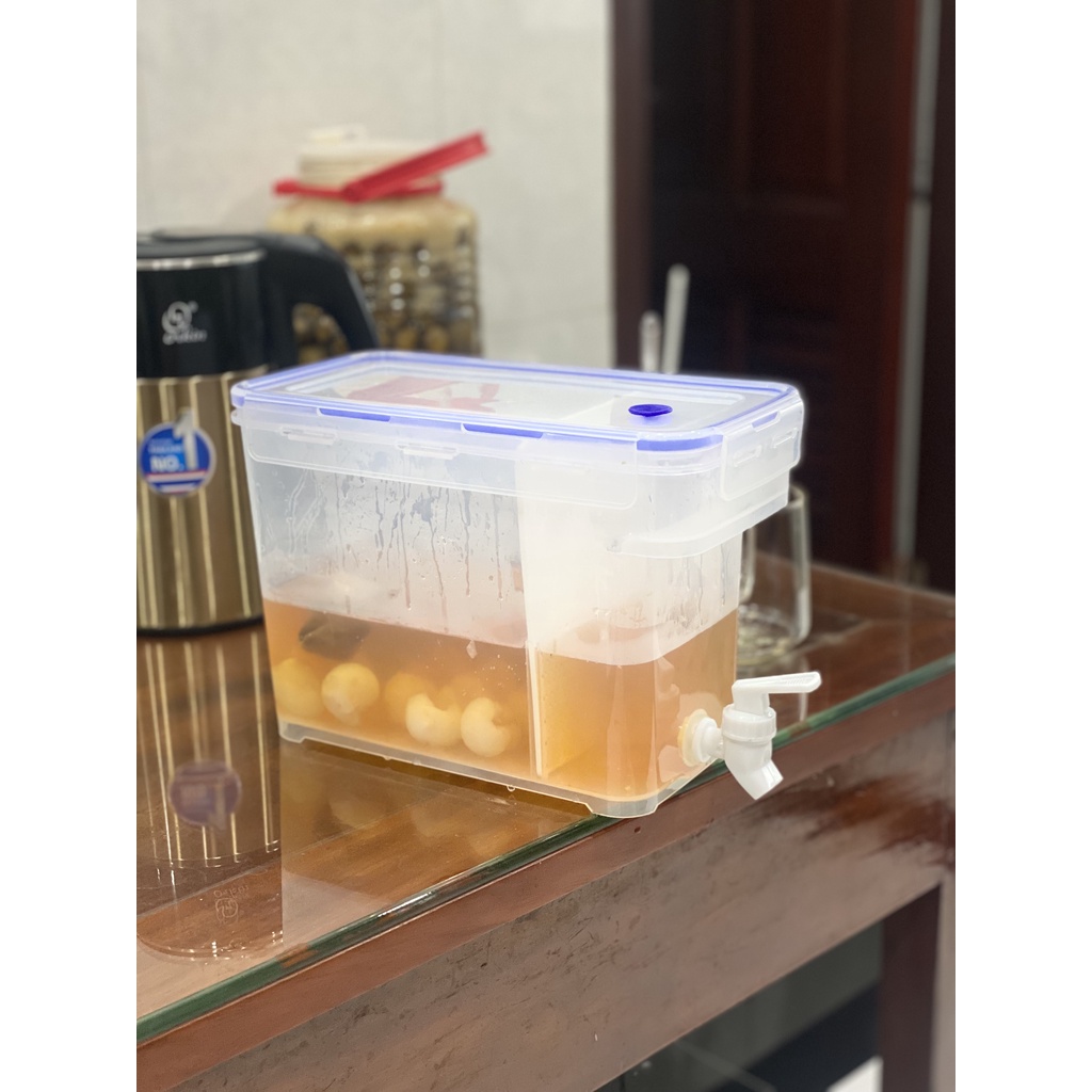 Bình Đựng Nước Hoa Quả Song Long HSL Có Vòi 5L Để Tủ Lạnh Nhựa PP An Toàn Cho Sức Khỏe