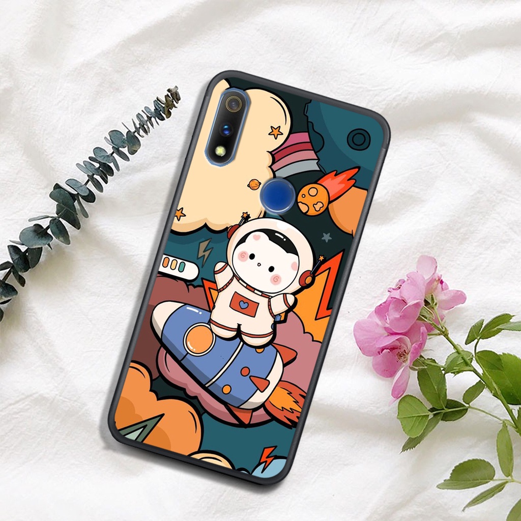 [ SIÊU HOT] ỐP LƯNG OPPO REALME 3/REALME 3 PRO  , IN HÌNH ASTRONAUT TIỂU ĐỘI PHI-HÀNH-GIA, MÀU SẮC CỰC BẮT MẮT