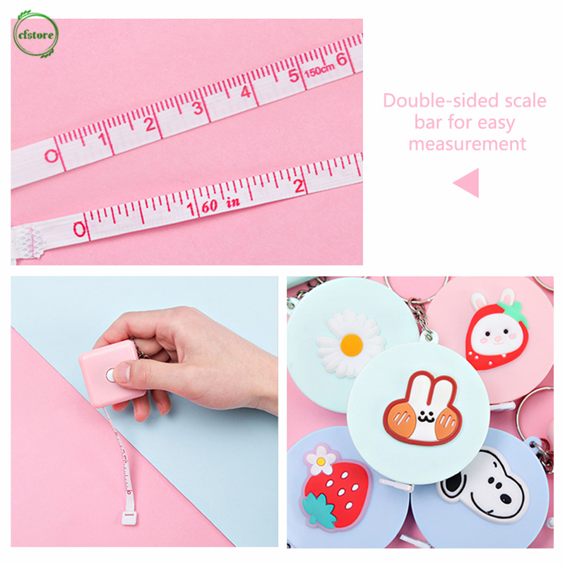Thước Cuộn Có Thể Thu Gọn Kích Thước 150cm / 60 &quot; Tiện Dụng