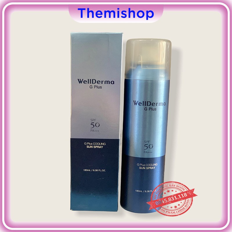 Xịt chống nắng Wellderma cs97-HÀNG CHÍNH HÃNG