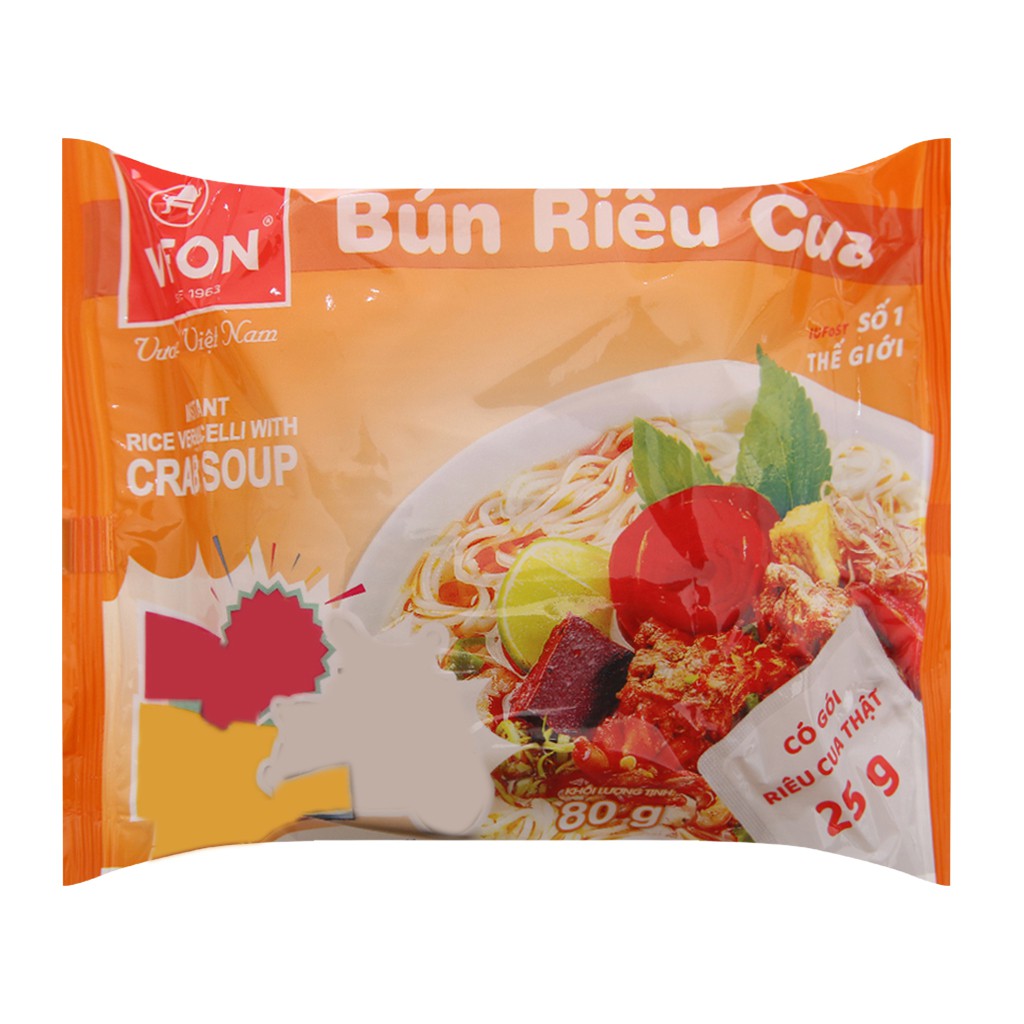 Bún Riêu Cua Vifon Gói 80G