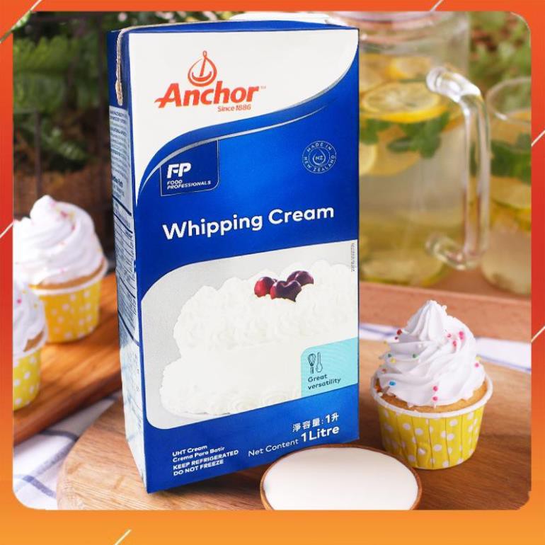 Kem sữa tươi Anchor 1 lít  ( Whipping cream Anchor)