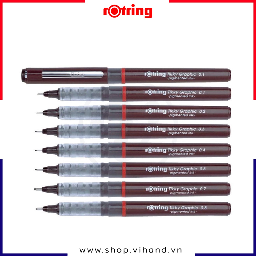 Bút vẽ đồ họa Rotring Tikky Graphic Fineliner