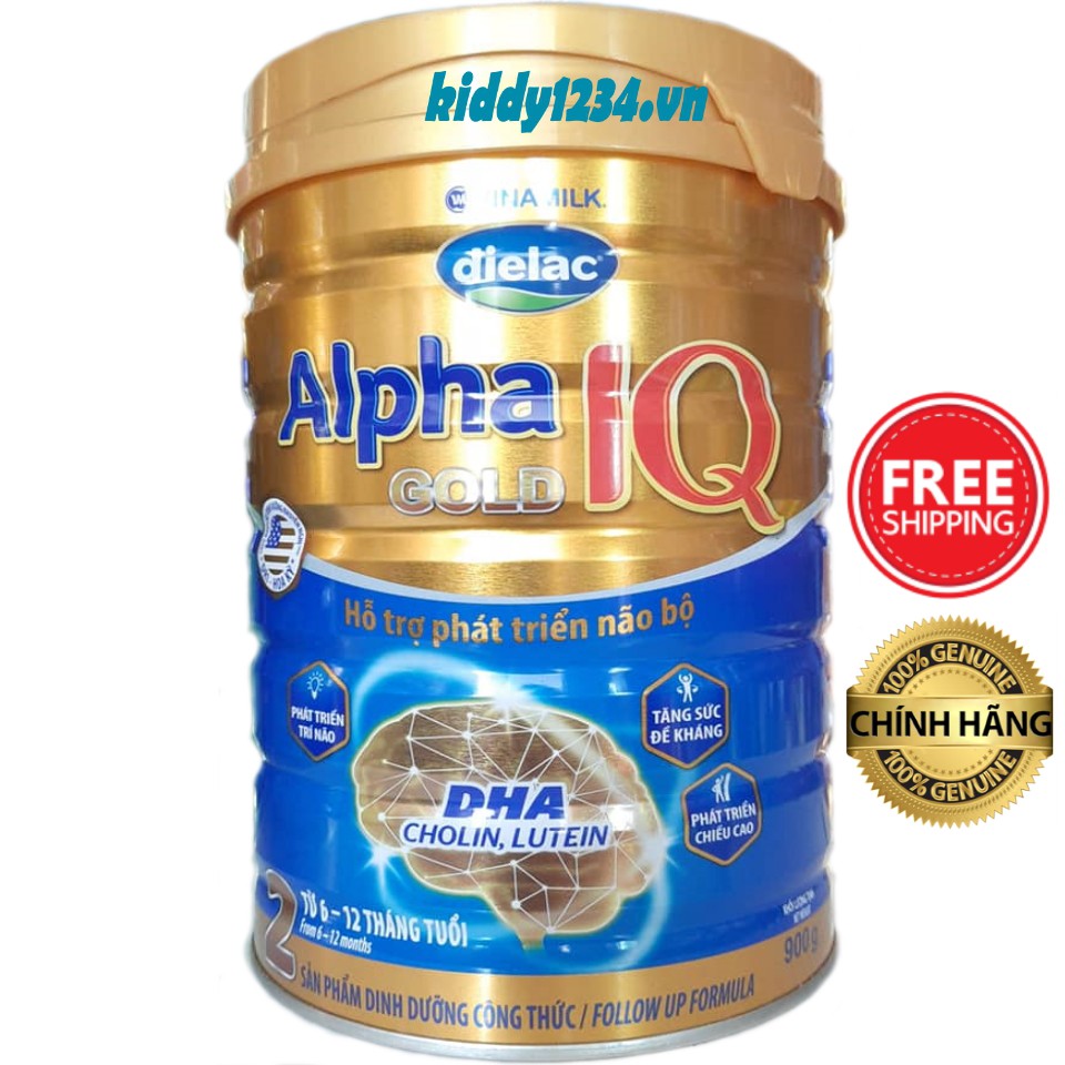 Sữa Vinamilk DIELAC ALPHA GOLD 2-900G (date 2022)