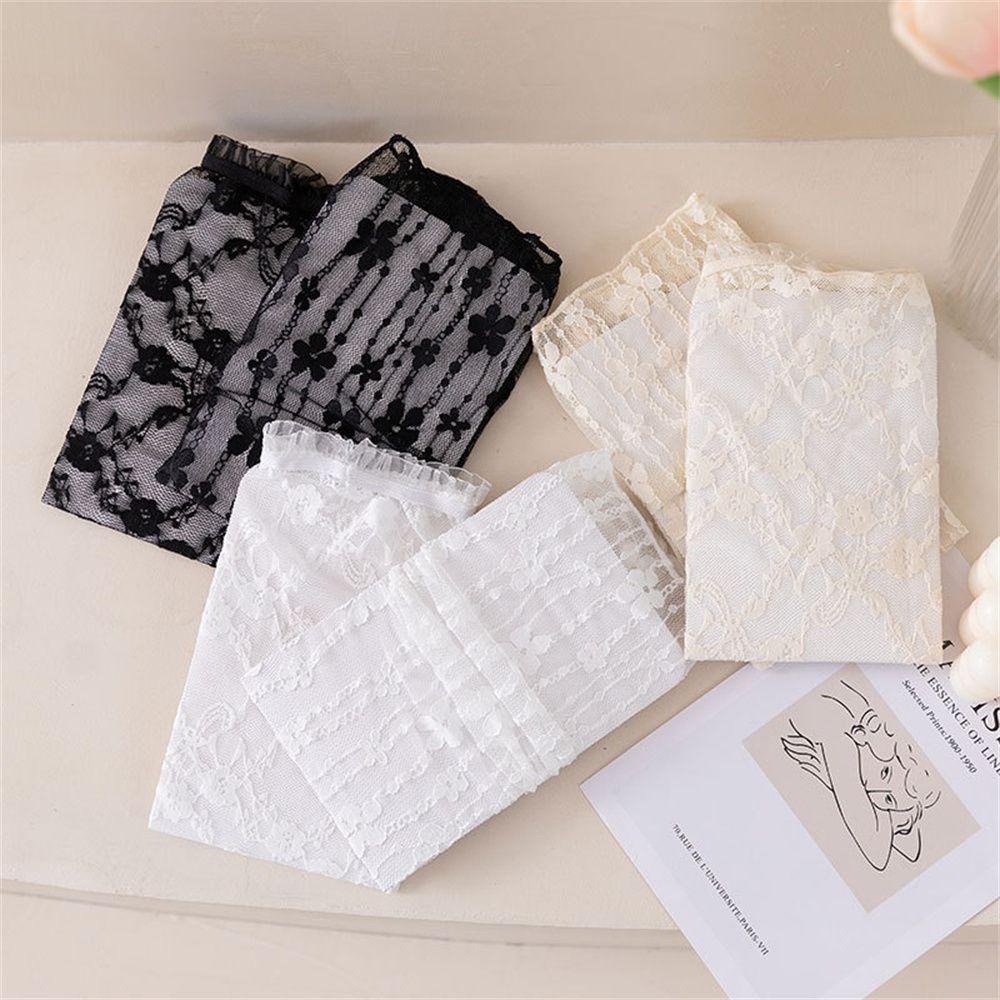 Vớ Ren Lưới Màu Trơn Quyến Rũ Thoáng Khí Dành Cho Nữ