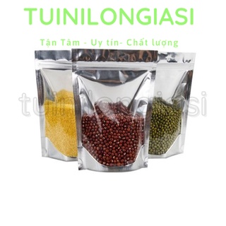 Túi zipper bạc đáy đứng (một trong - một bạc) [1kg]