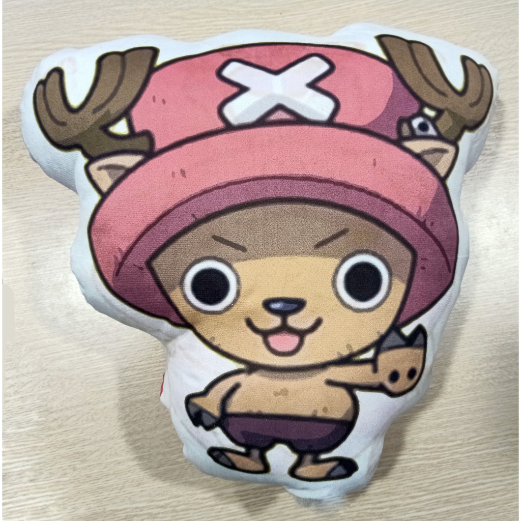 Gấu bông chopper dạng gối 40cm GB4I29 gấu bông one piece cute gấu bông dễ thương