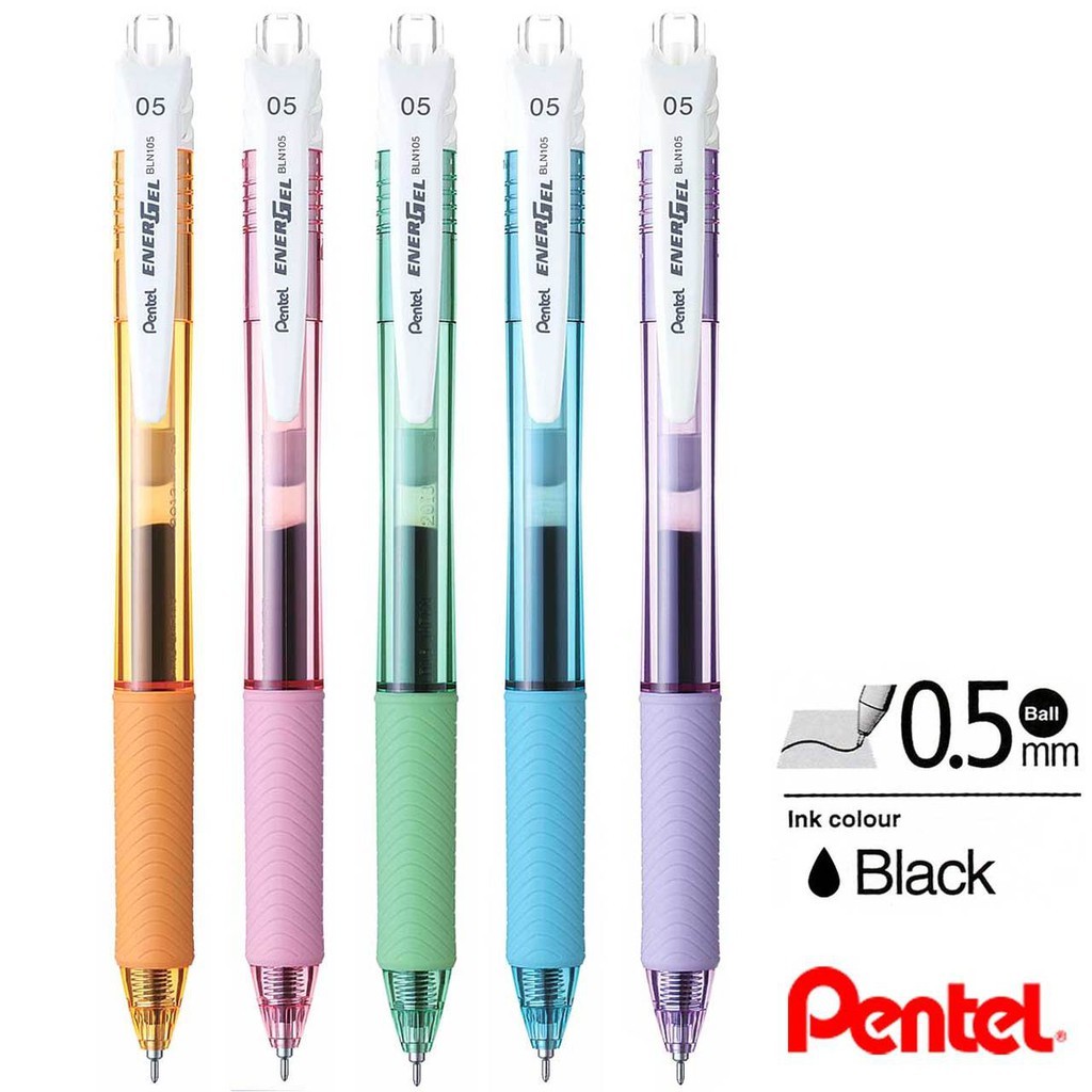 Bút Energel X  mực xanh 0.5mm Pentel BLN105_C