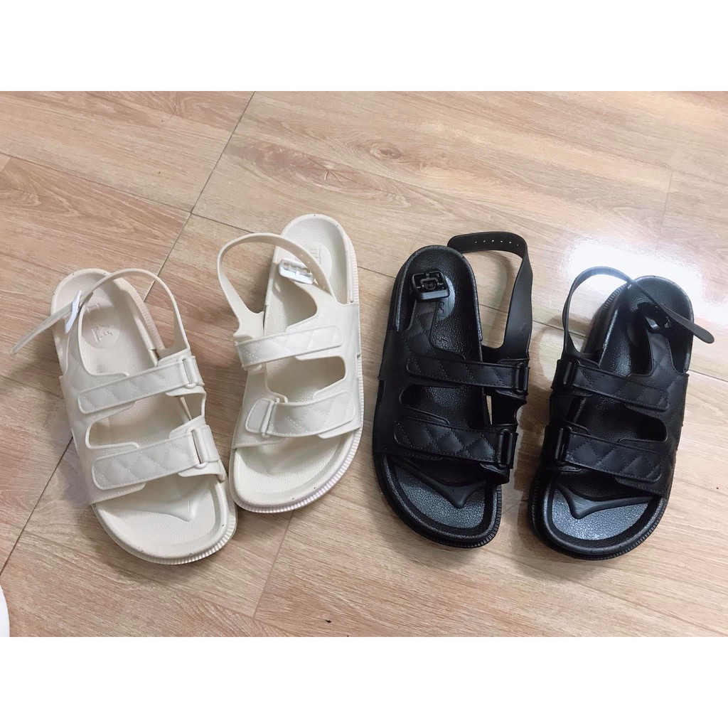 Sandal - Dép quai hậu unisex cao su 2 quai