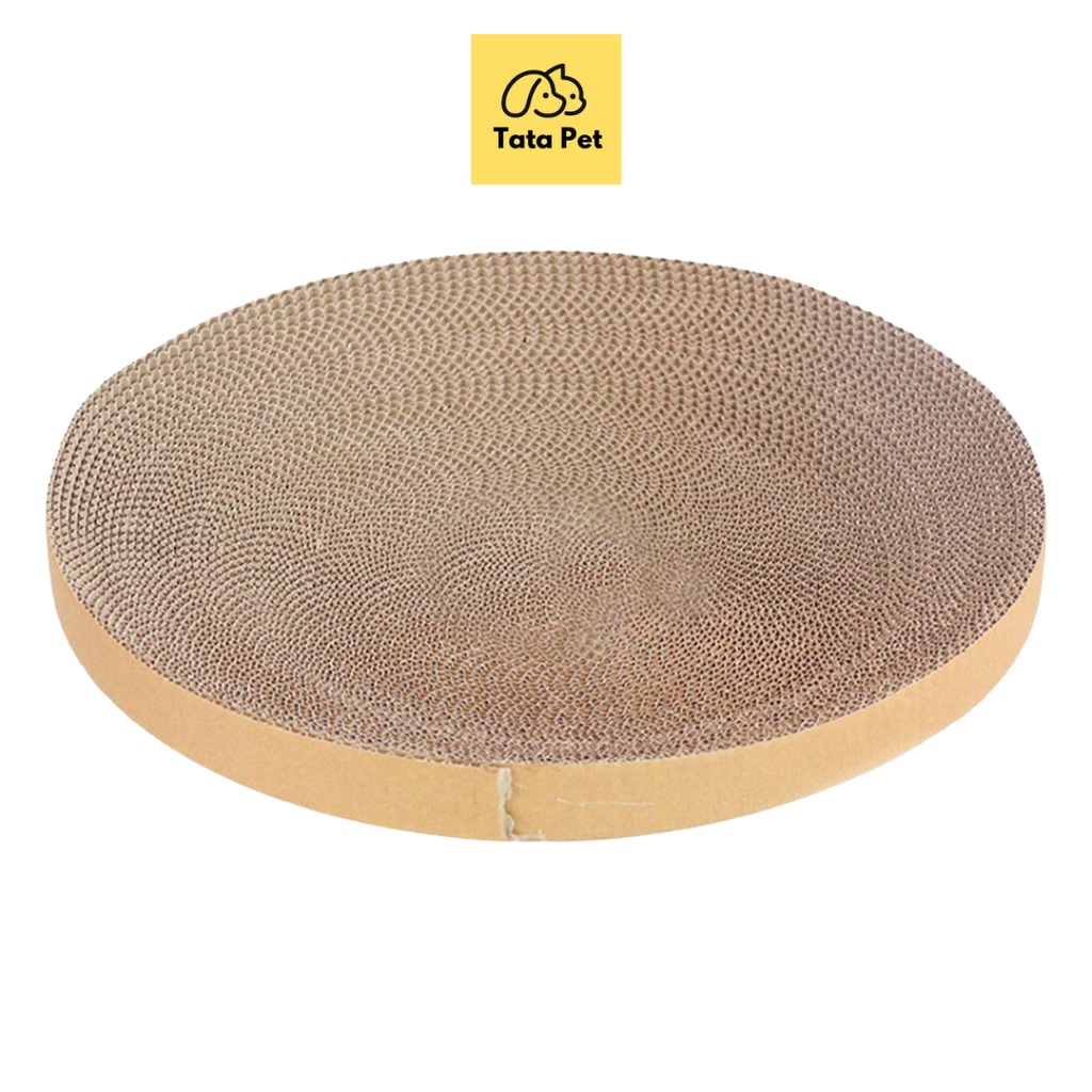 Lõi cào móng thay thế - bàn cào móng thay thế hình tròn cho mèo,  tặng kèm catnip (CM5) TATAPET