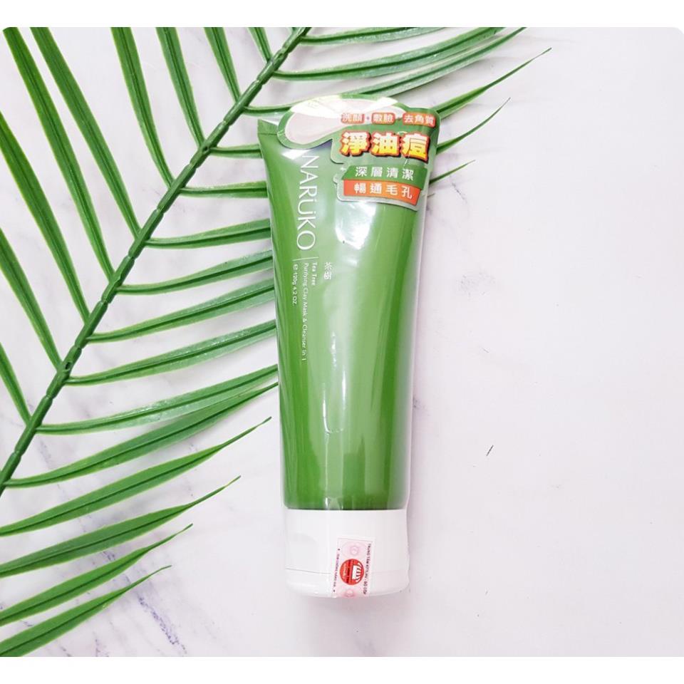 Sữa Rửa Mặt Naruko Tea Tree Purifying Clay Mask &amp; Cleanser In 1