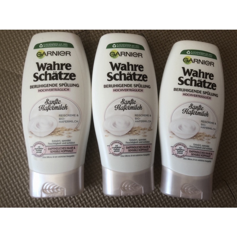 Dầu gội xã kem ủ tóc Garnier Wahre Schatze - Hàng🇩🇪