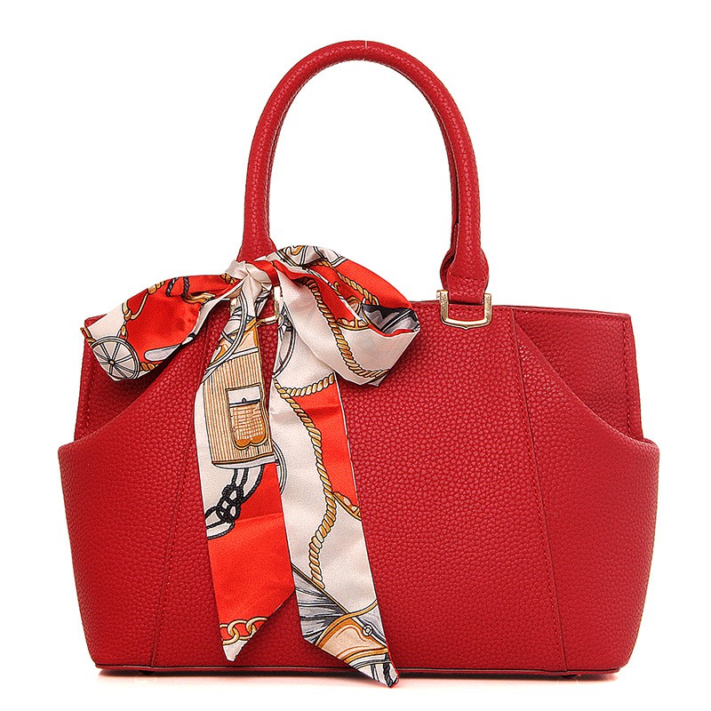 Túi xách tay đeo chéo 2 trong 1 phong cách âu cao cấp có nơ cột