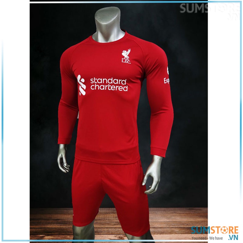 Áo Thể Thao Bóng Đá CLB Liverpool – Đồ Đá Banh Dài Tay 2021 2022