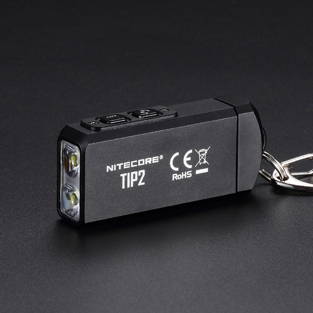 Đèn pin từ tính NITECORE TIP2 siêu sáng sạc USB kèm móc khóa