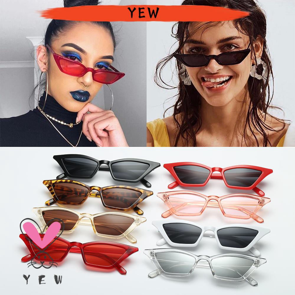 Kính râm phong cách gọng xéo chống tia UV400 nhiều kiểu dáng tùy chọn cho nữ