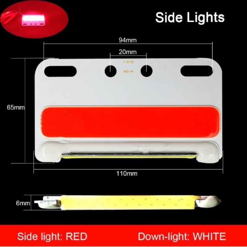 Đèn LED 12V, 24V gắn bên hông xe tải chống vỡ , chống nước tiện dụng