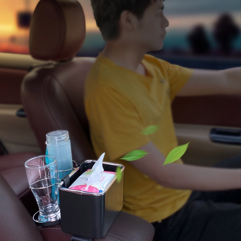 Hộp Đựng Đồ Đa Năng Gắn Chỗ Tỳ Tay Xe Hơi Tiện Dụng