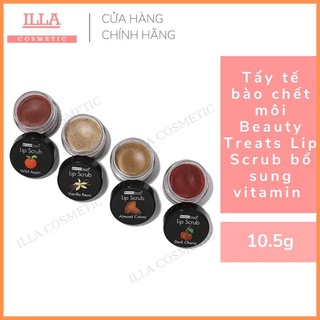 Tẩy tế bào chết môi Beauty Treats Lip Scrub bổ sung vitamin Hương Cherry Hương Táo Hương Hạnh Nhân Hương Vani 10.5g