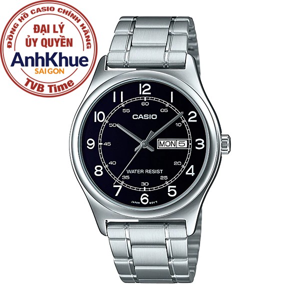 Đồng hồ nam dây kim loại Casio Standard chính hãng Anh Khuê MTP-V006D-1B2UDF (38mm)